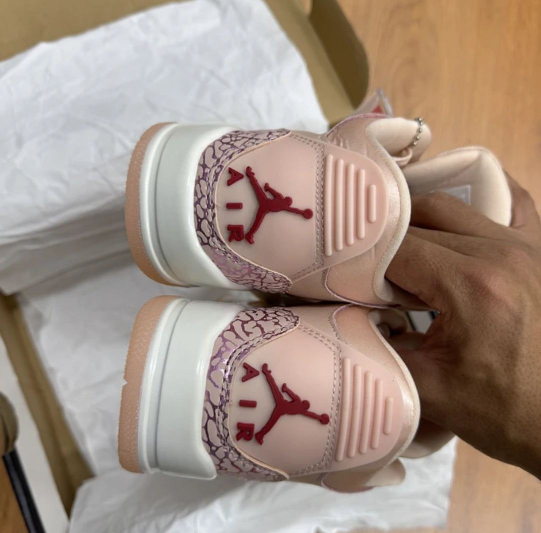 Jordan Retro 3 San Valentín
