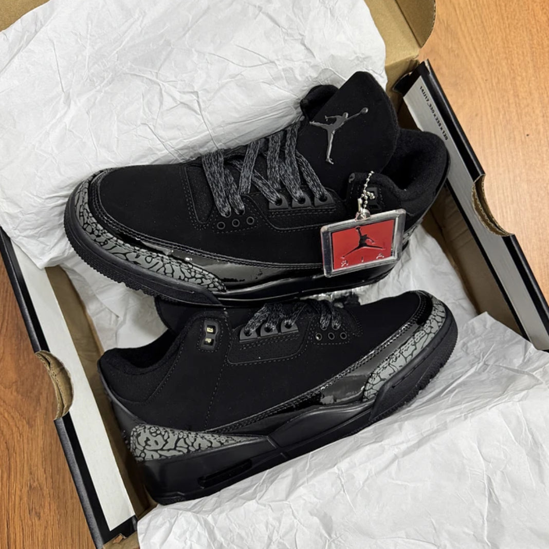 Jordan Retro 3 Black Cat