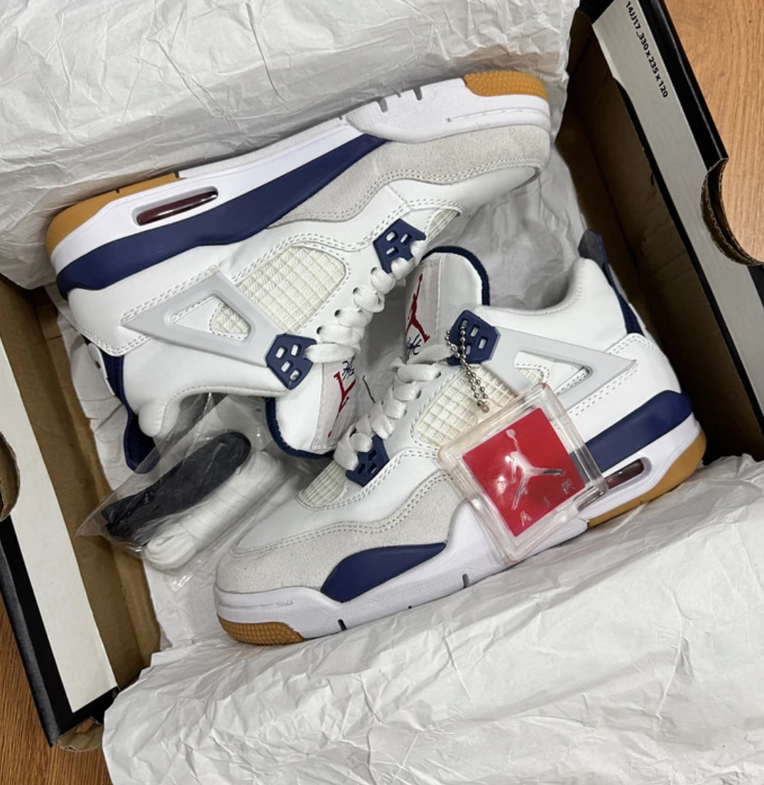 Jordan Retro 4 Sb Blue