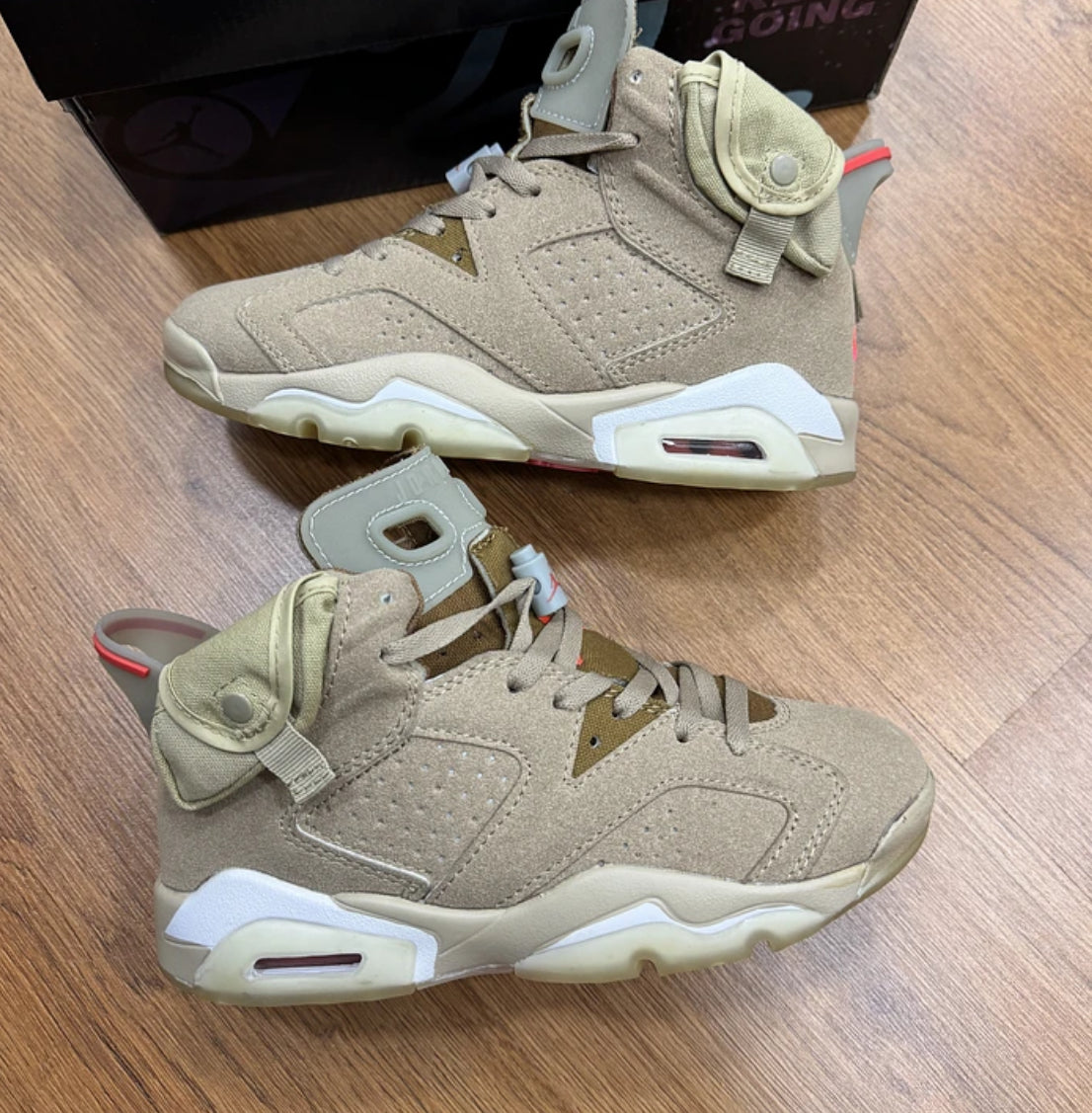 Jordan Retro 6 Travis Scott Khaki