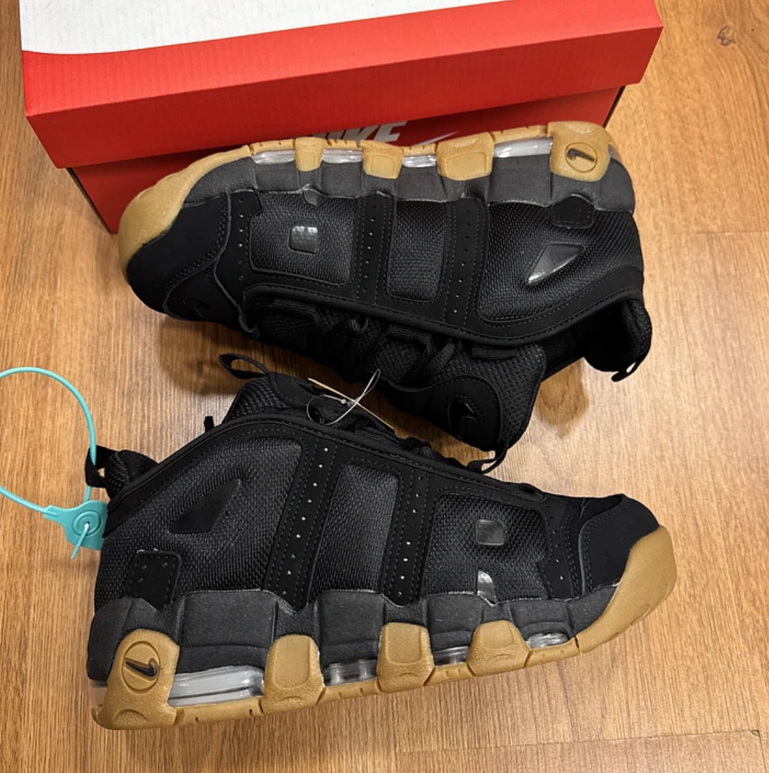Nike Uptempo Low Black Gum