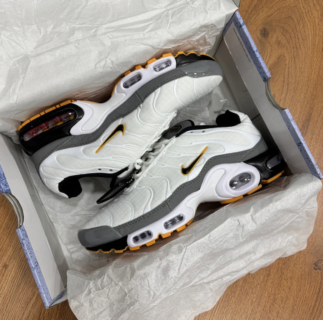 Nike Air Max Tn Blanco Naranja