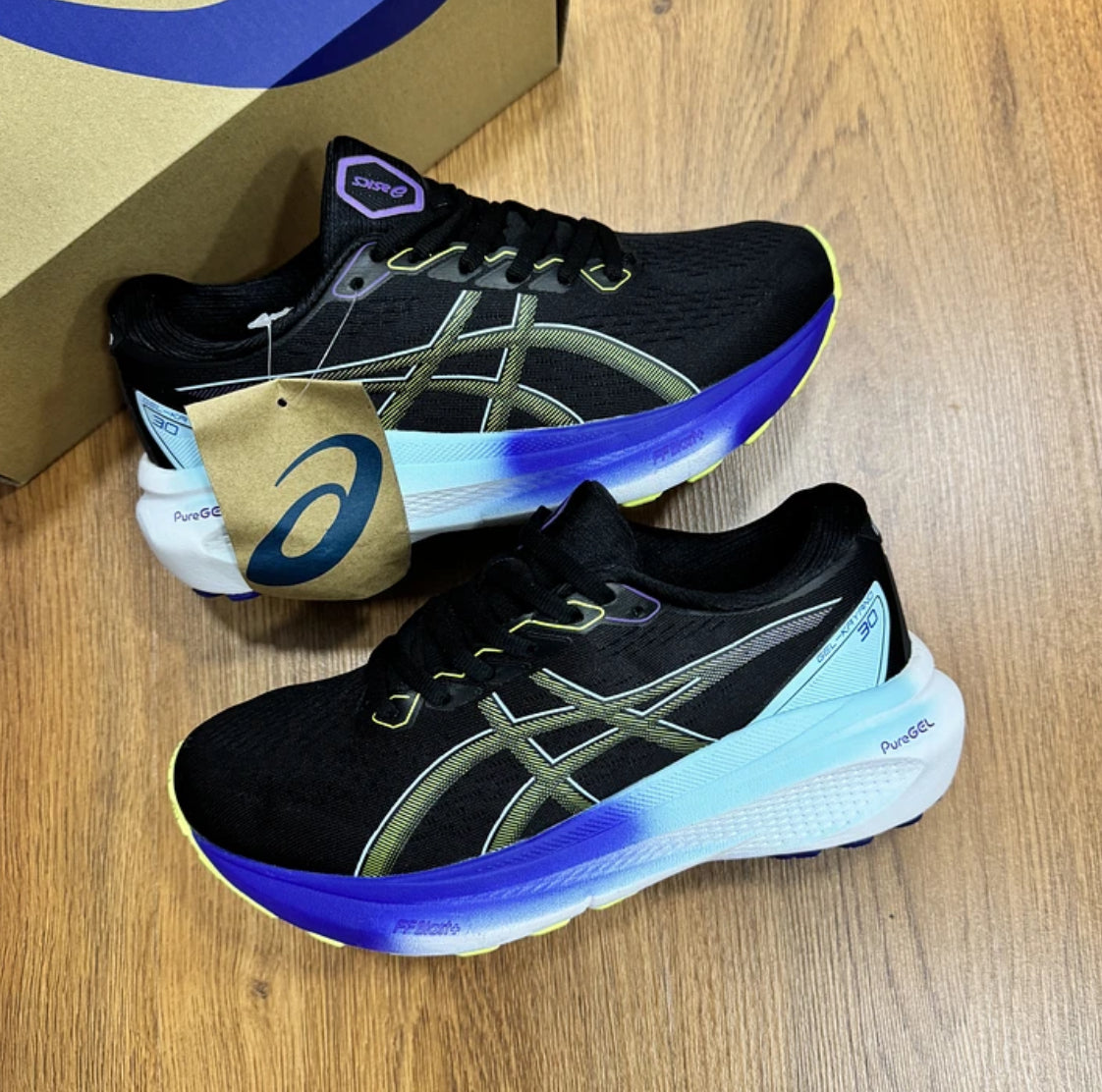 Asics Kayano 30 Black Blue