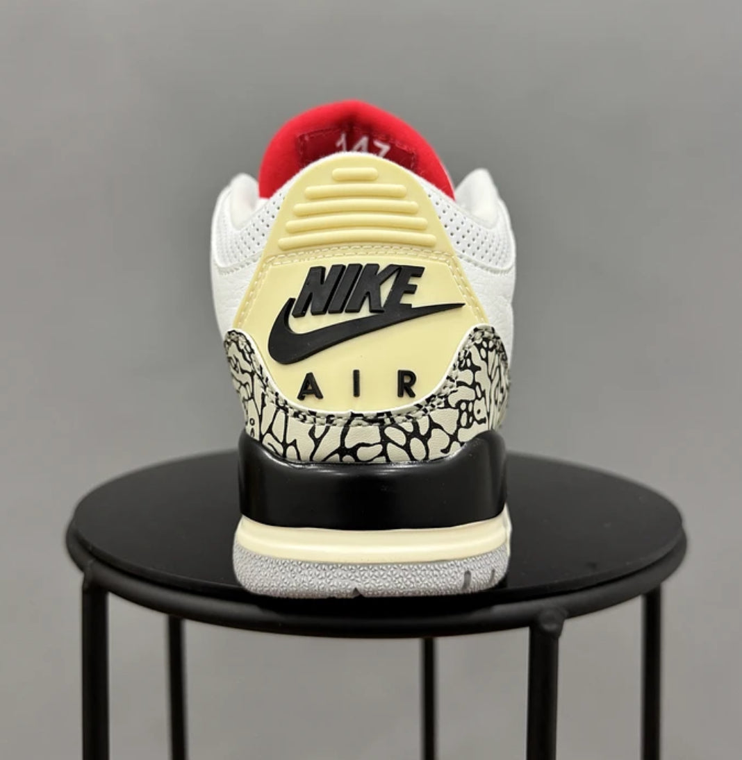 Jordan Retro 3 White Cement