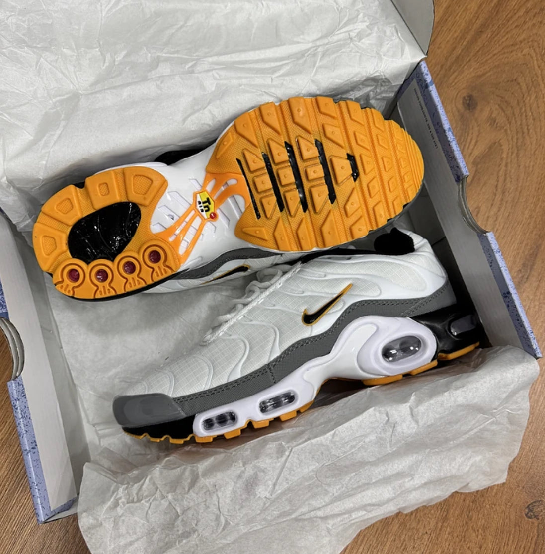 Nike Air Max Tn Blanco Naranja