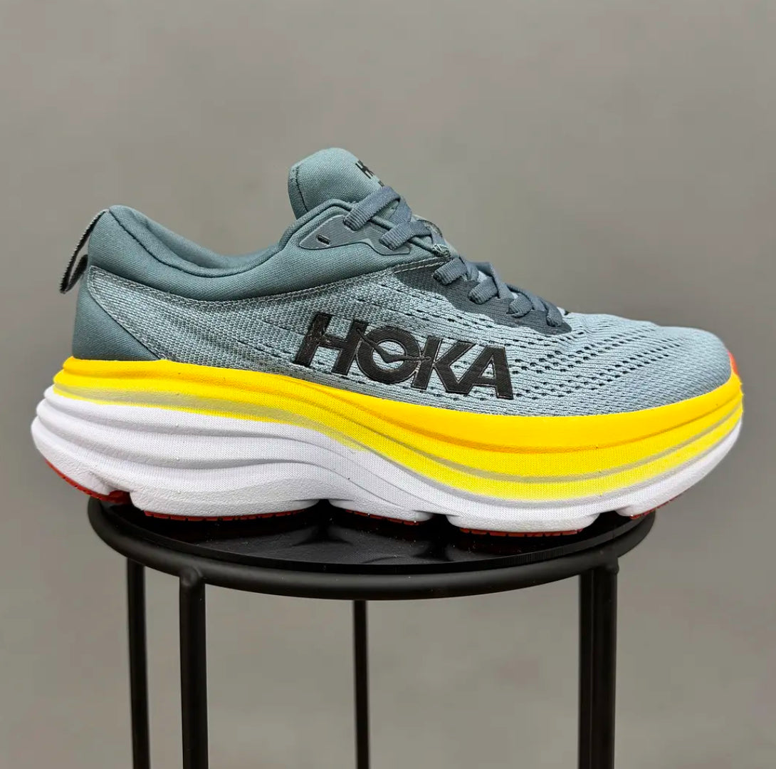 Hoka Bondi 8 Gris