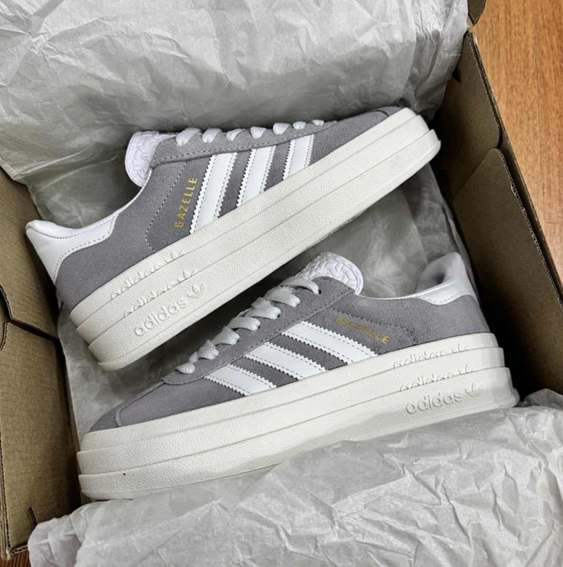 Adidas Gazelle Bold Gris