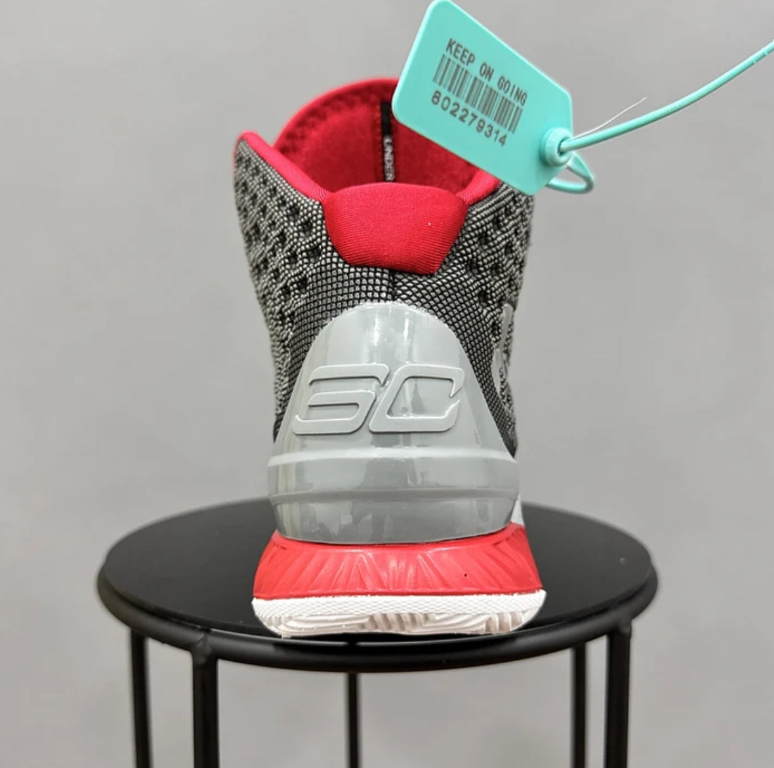 Under Armour Curry 1 Grey Red