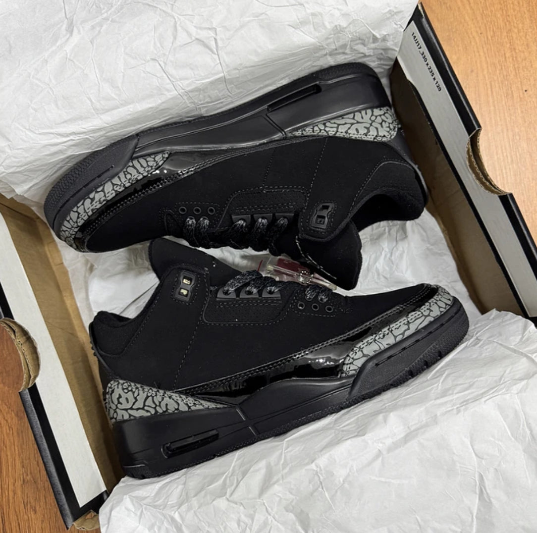 Jordan Retro 3 Black Cat