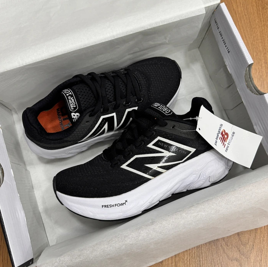 New Balance Fresh Foam 1080 Negro Blanco