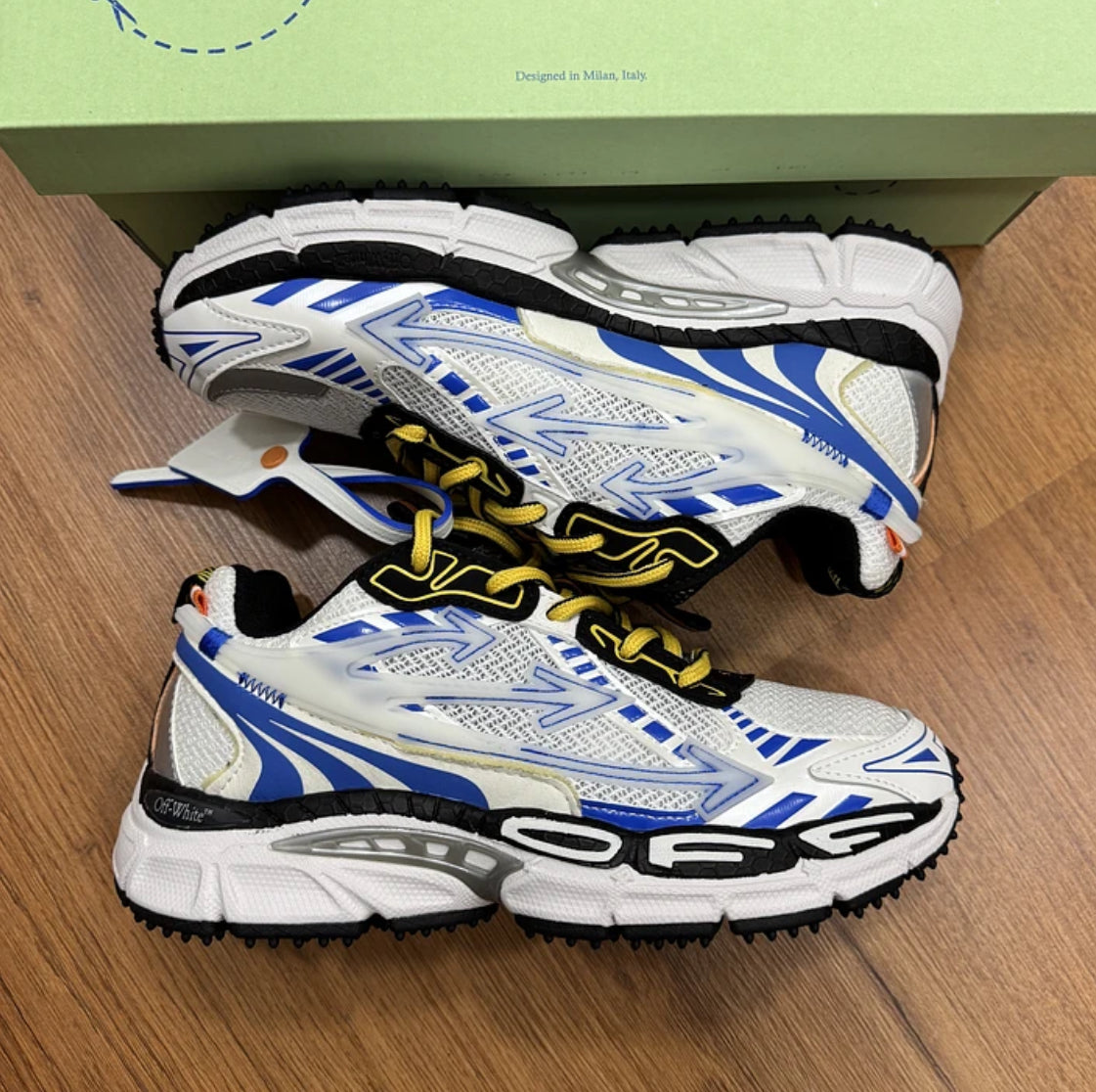 Off White Be Right Back White Blue