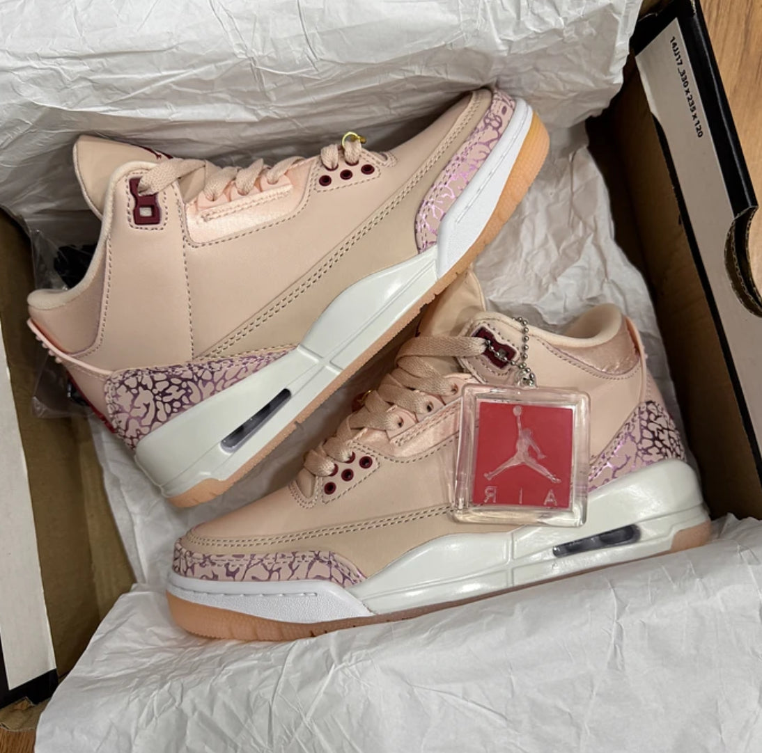 Jordan Retro 3 San Valentín