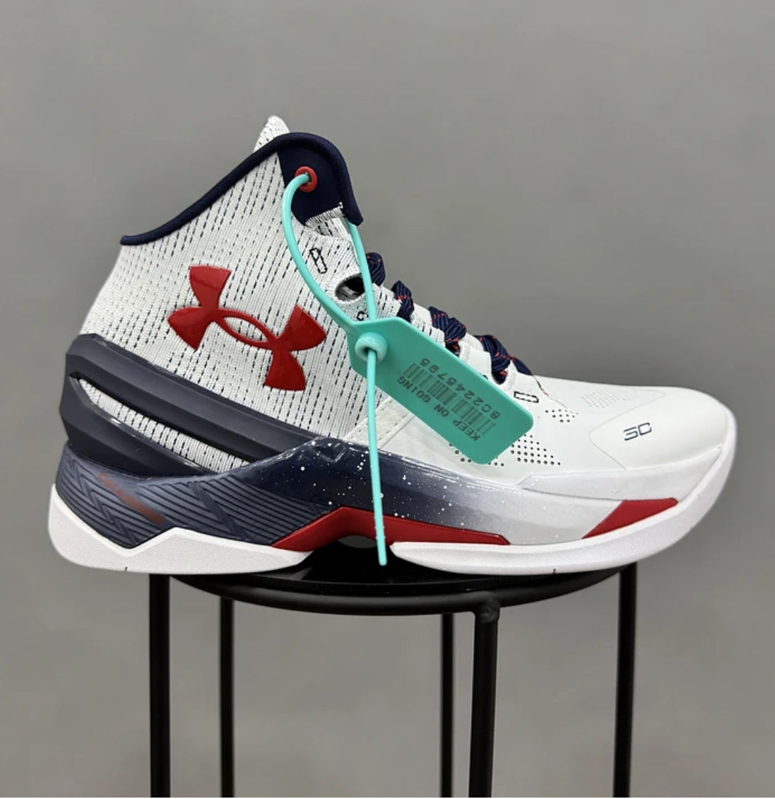Under Armour Curry 2 White Blue