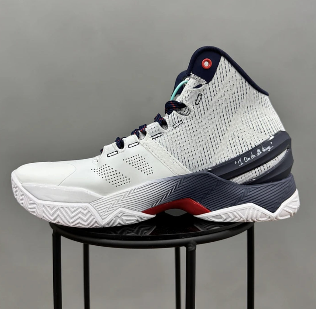 Under Armour Curry 2 White Blue