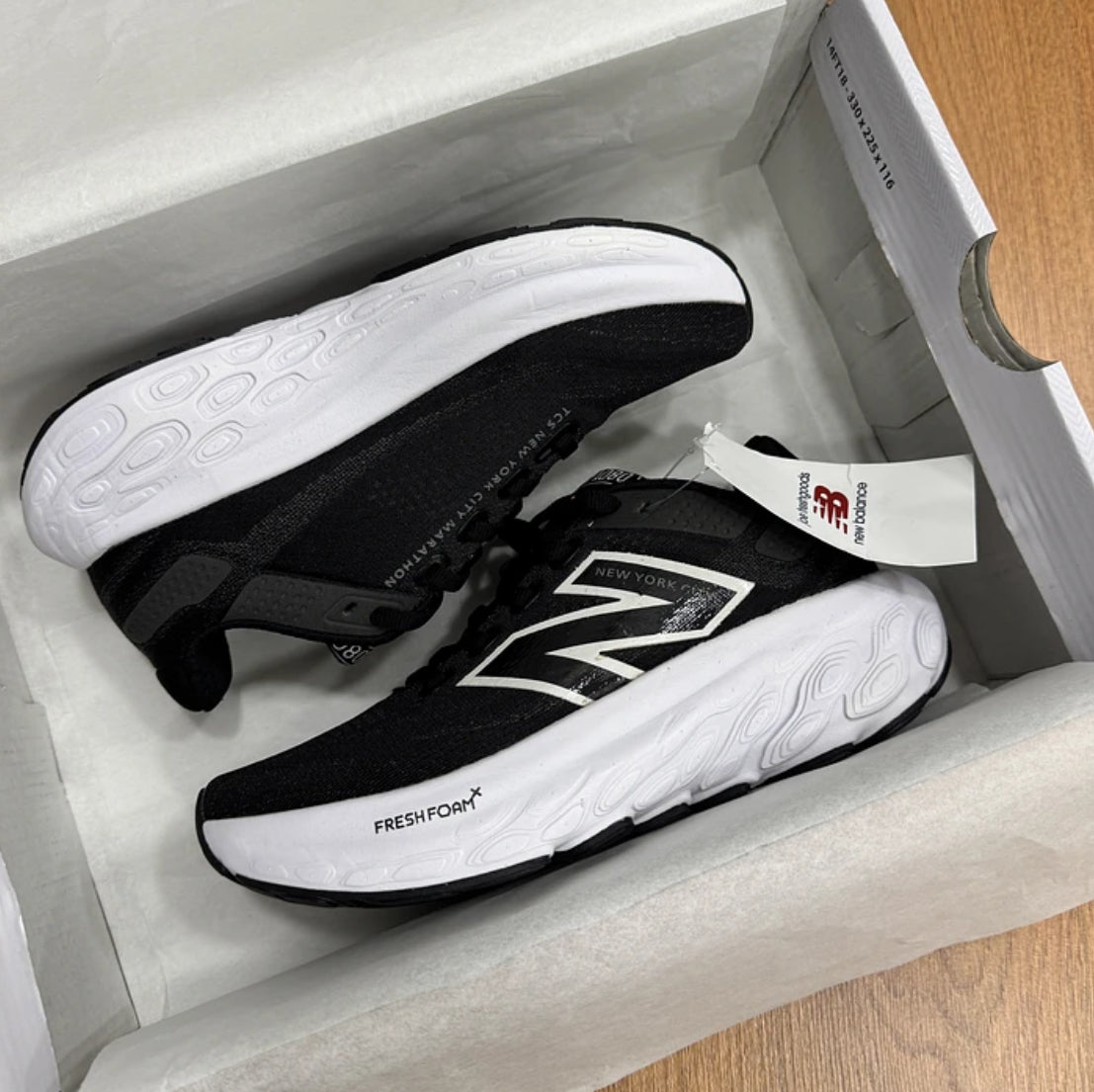 New Balance Fresh Foam 1080 Negro Blanco