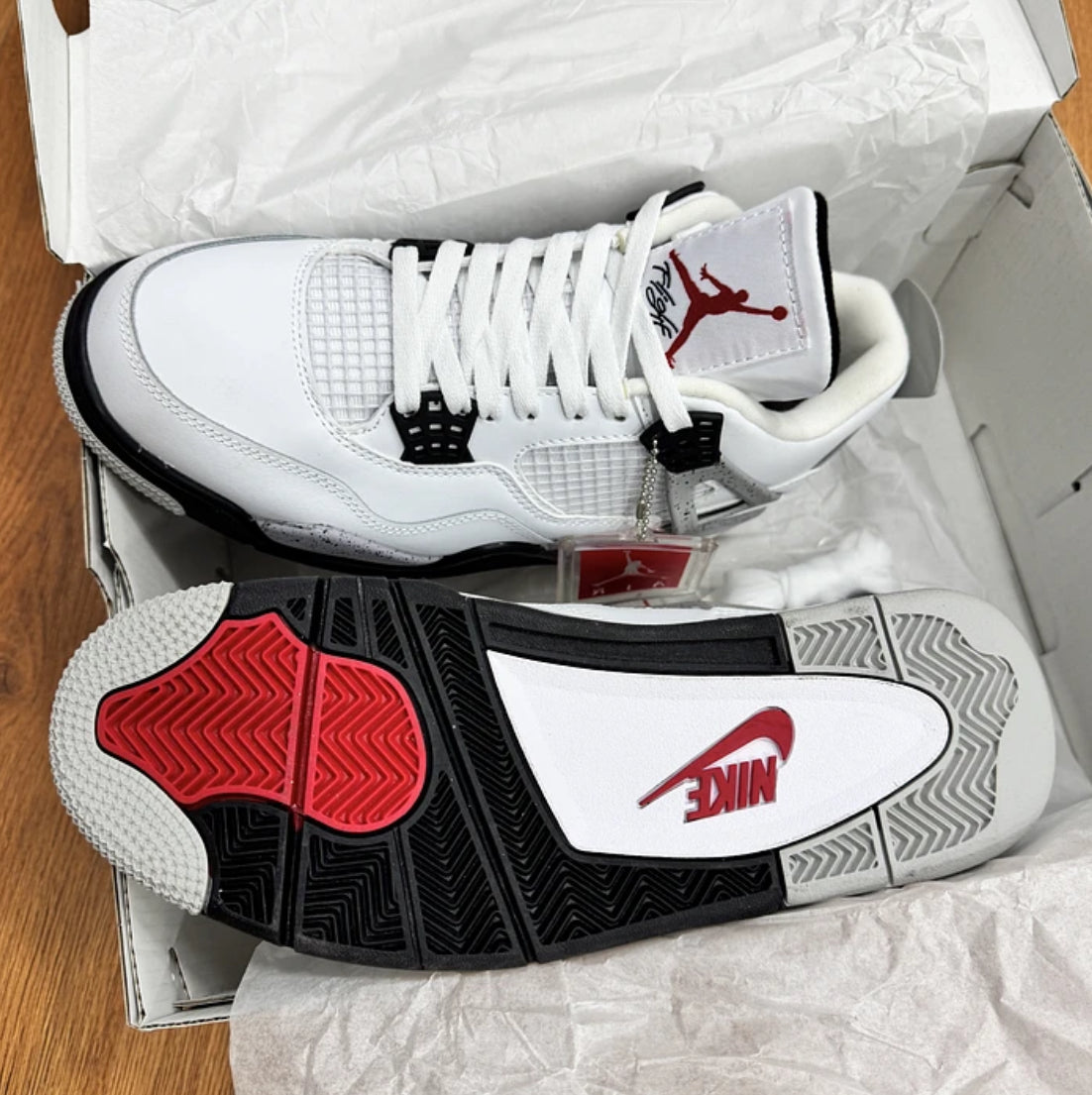 Jordan Retro 4 White Cement