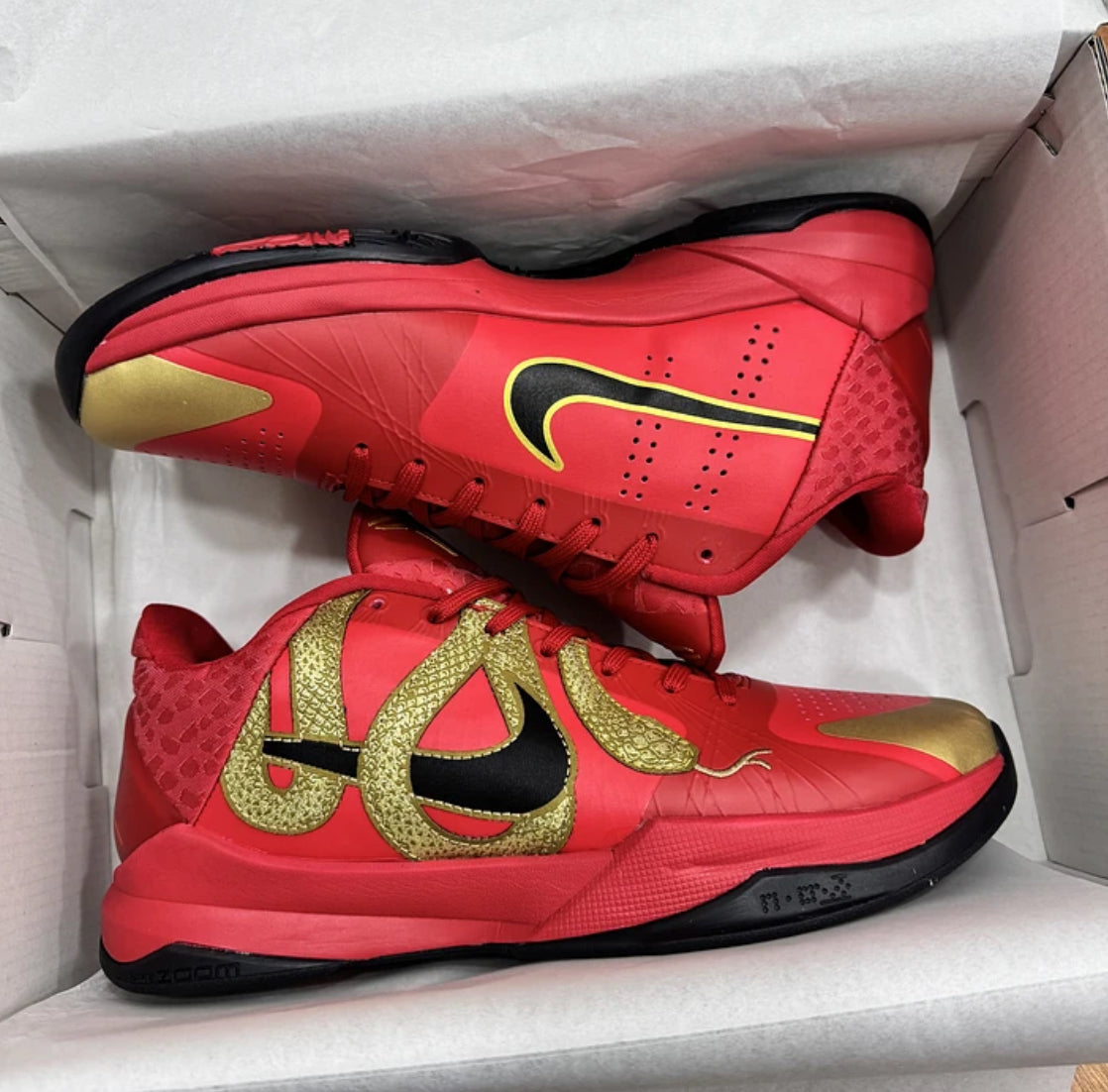 Nike Kobe 5 Snake Red