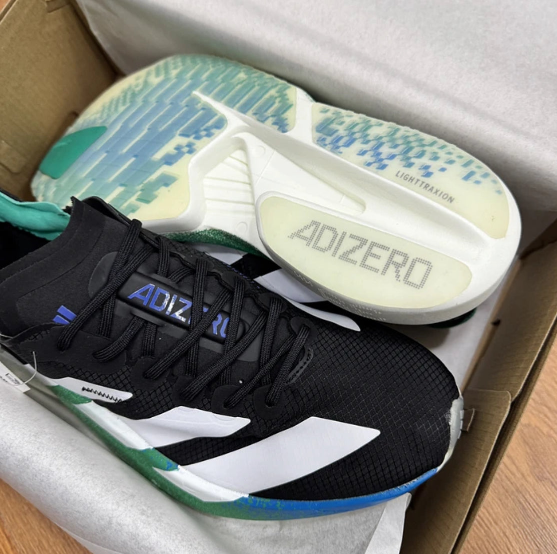 Adidas Adizero Pro 4 Black Blue
