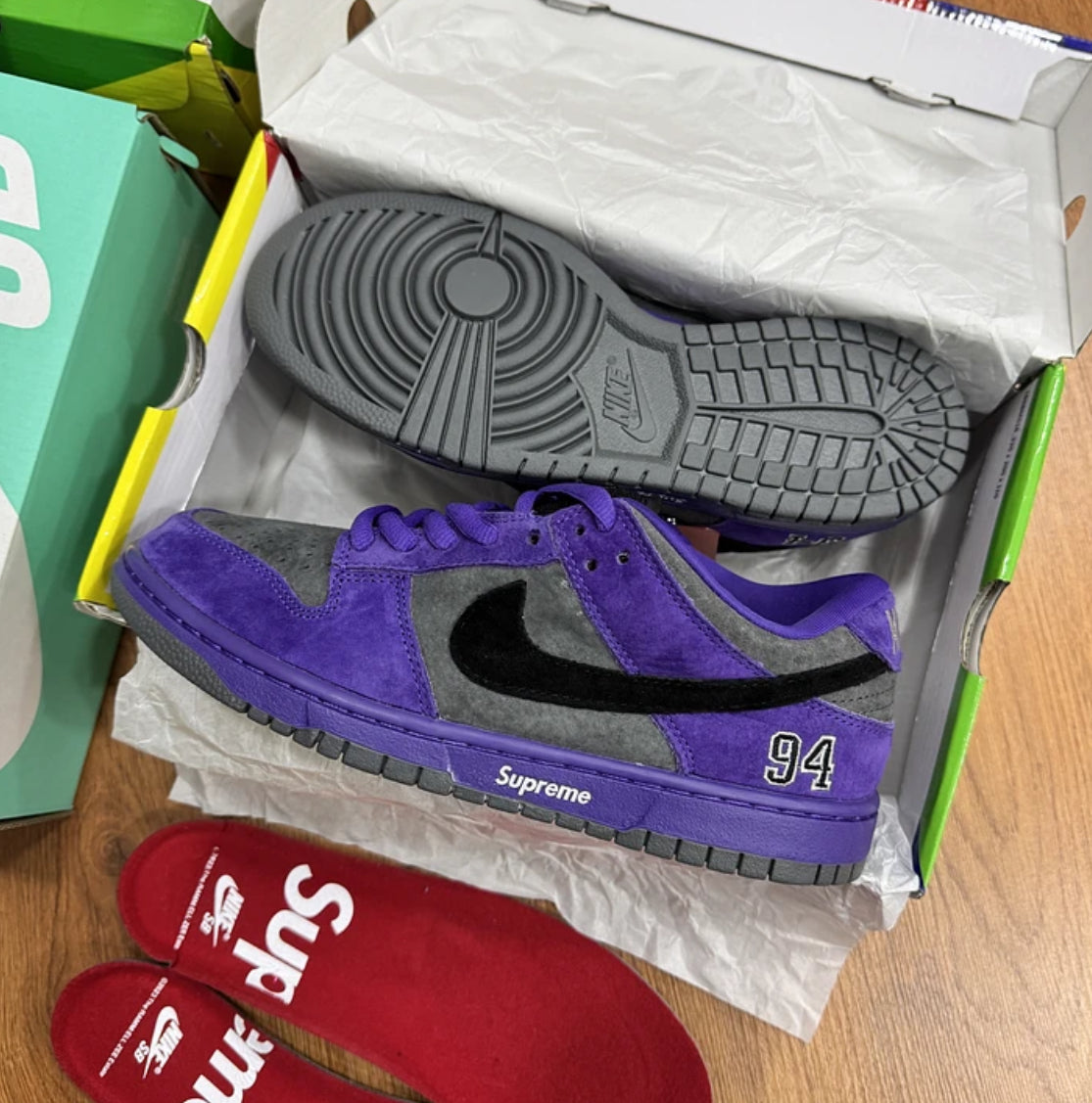 Nike Sb Dunk Supreme Purple