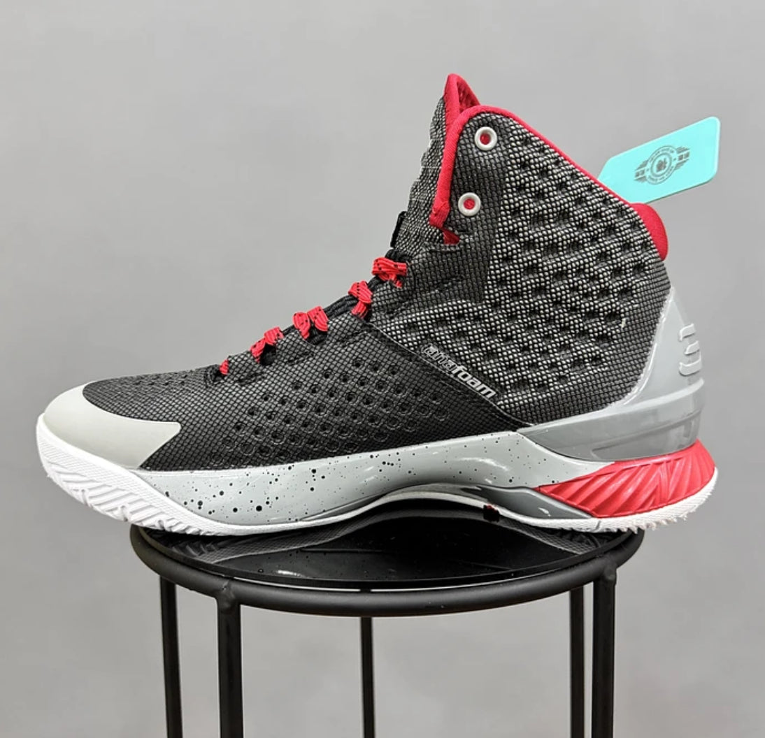 Under Armour Curry 1 Grey Red