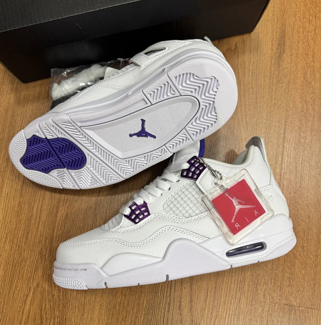Jordan Retro 4 Metallic Purpple