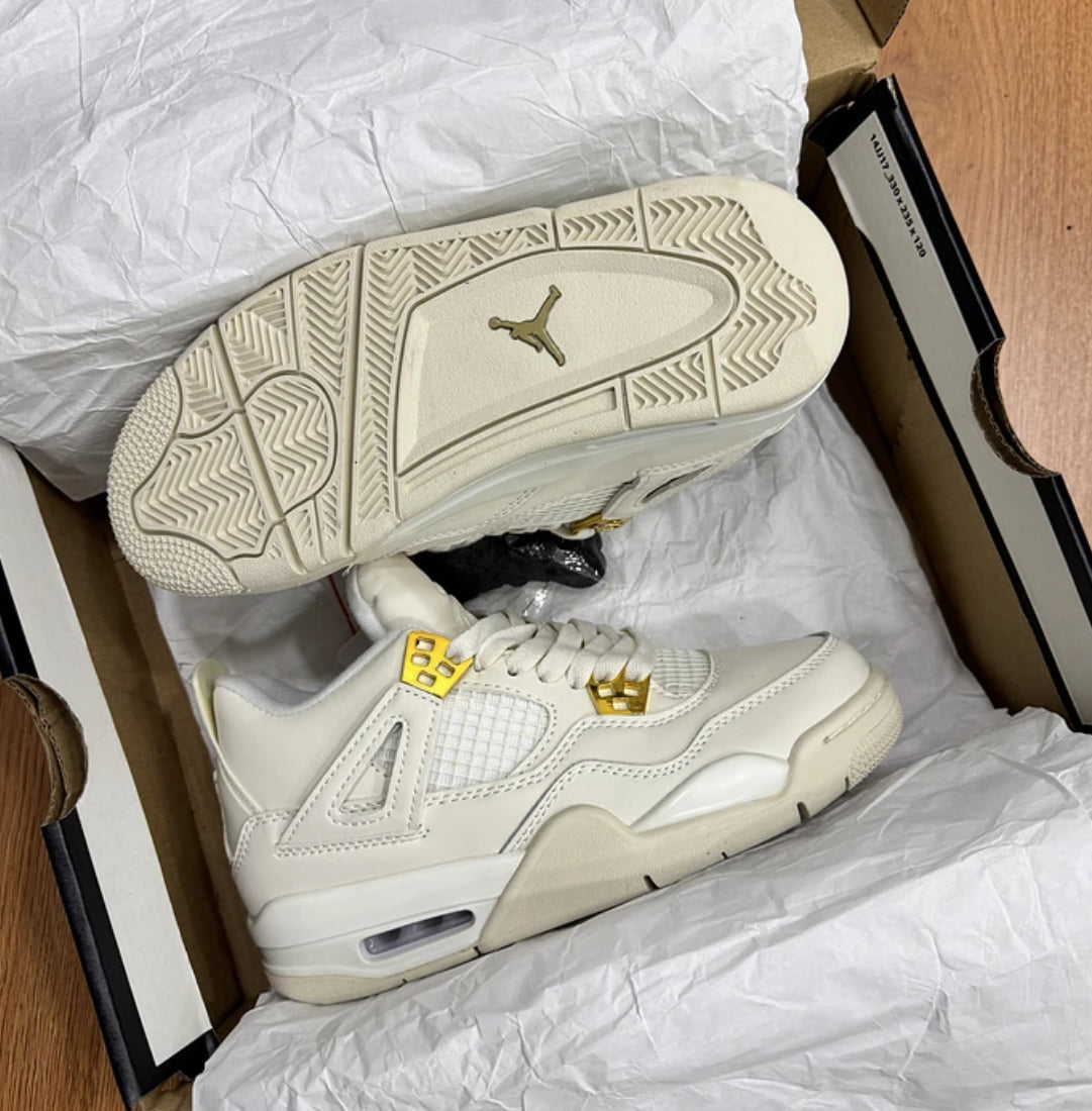 Jordan Retro 4 Metallic Gold