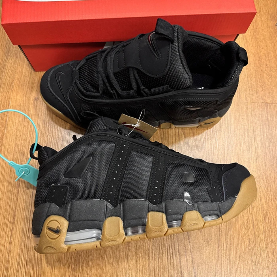 Nike Uptempo Low Black Gum