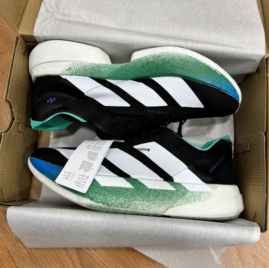 Adidas Adizero Pro 4 Black Blue