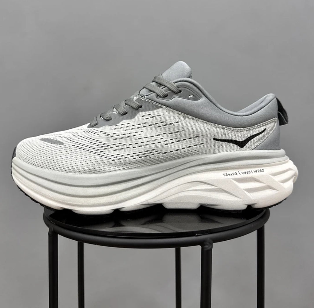 Hoka Bondi 8 Gris