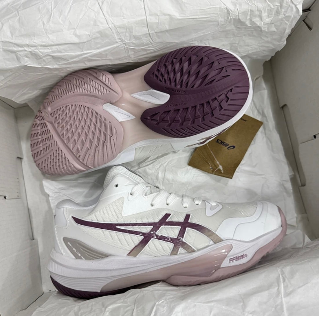 Asics Sky 3 Low Blanco Rosa