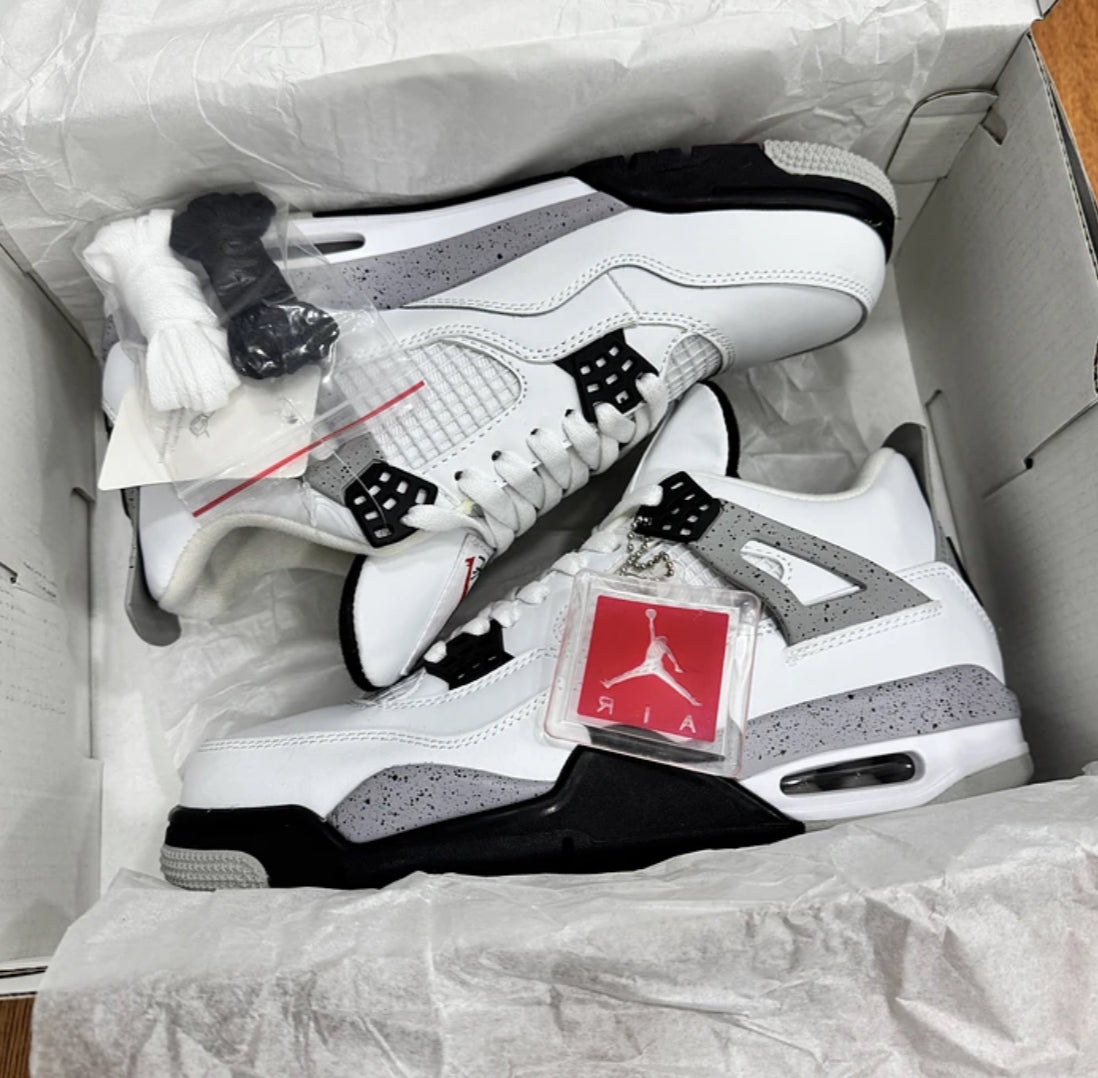 Jordan Retro 4 White Cement