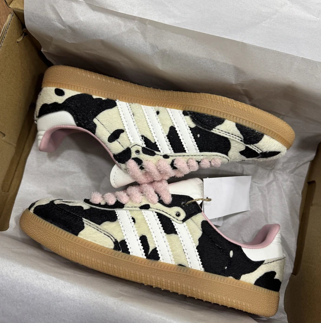 Adidas Samba Cow Print