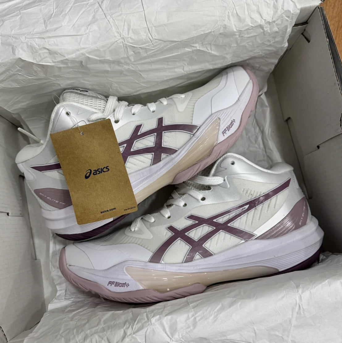 Asics Sky 3 Blanco Rosa
